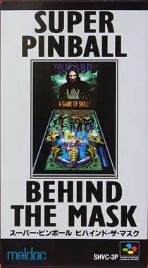 Super Pinball - Behind the Mask (Japan) (Beta) box cover front